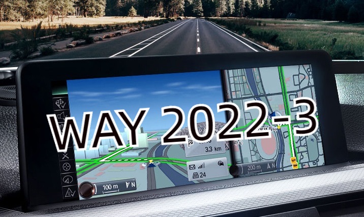 中国区导航地图 Road Map China WAY 2022-3 发布