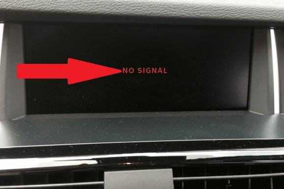 宝马PUMA技术通报-中控显示屏CID显示“No Signal”