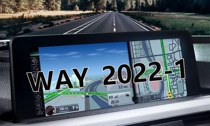 中国区导航地图 Road Map China WAY 2022-1 发布